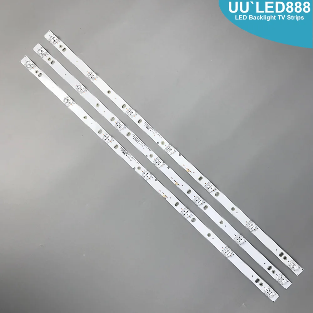 

LED backlight strip for XMNJ395D07-ZC23AG-01 FOR panda LE39P02 39D6S 39F6S 7LED