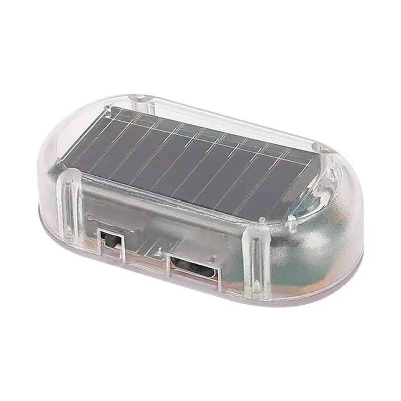 

Автомобильная защита от кражи, искусственная лампа, искусственная лампа на солнечной энергии, универсальная поддельная Автомобильная сигнализация, устройство защиты от кражи