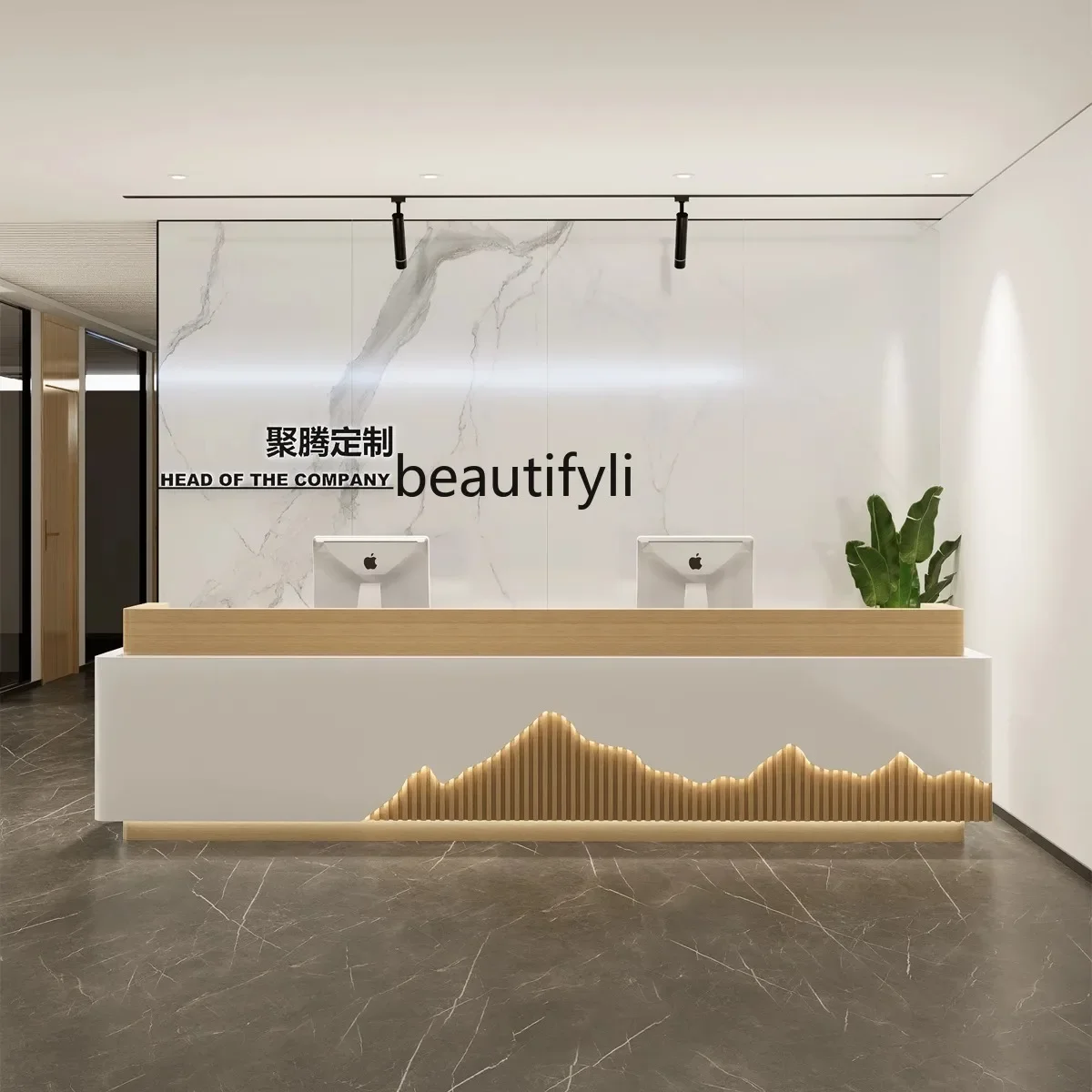 Стойка регистрации компании офис салон красоты бар касса вестибюль стойка отеля