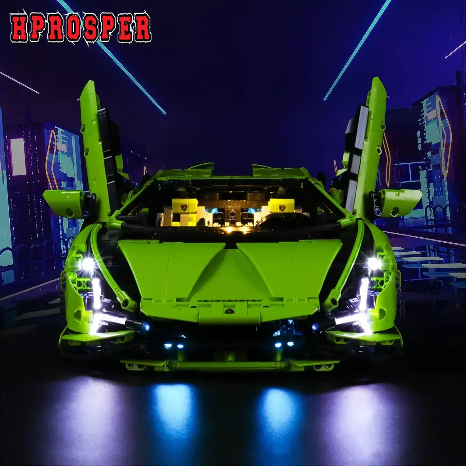 Hprosper Φ для 42115 Lamborghini SIAN FKP37 супер автомобиль, детали для игрушек «сделай сам», лампа + USB кабель питания (не включает модель)