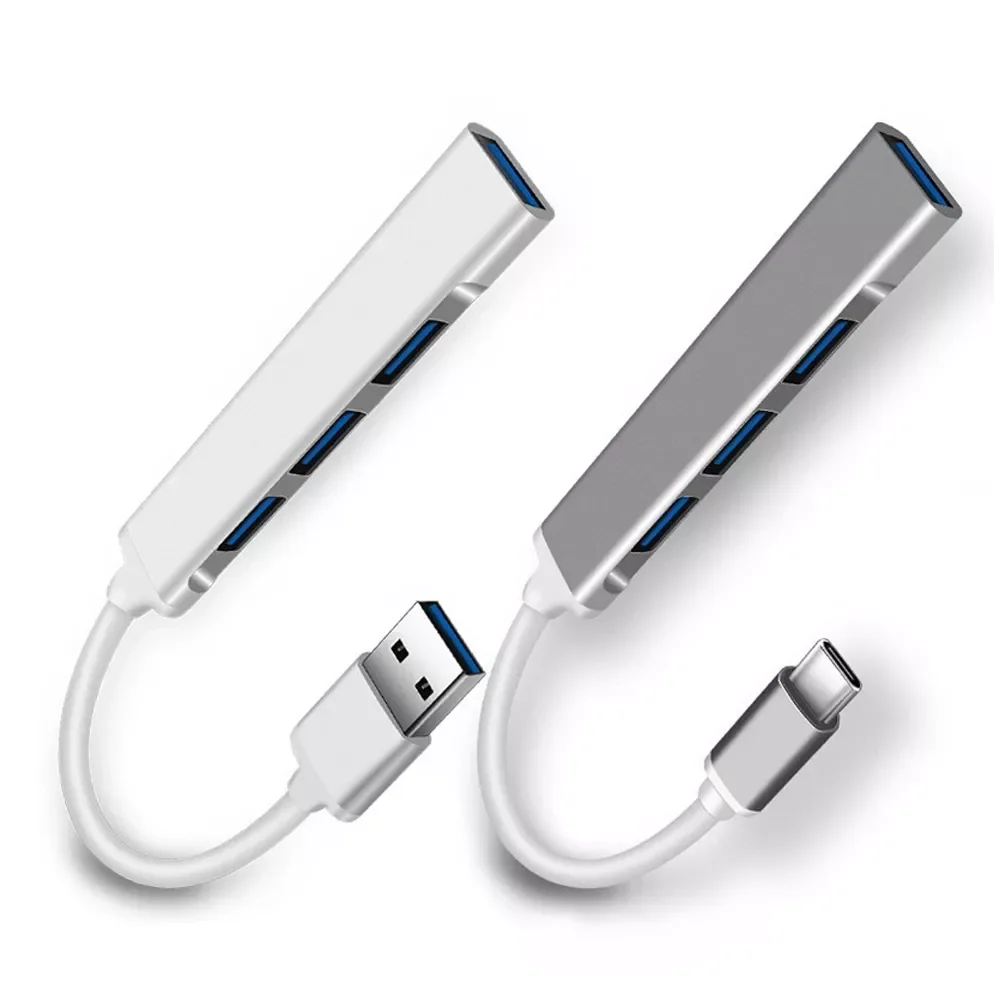 

Type C 3.1 USB C HUB 3.0 4 Port Multi Splitter Adapter OTG USB for Macbook Pro 13 15 Air Mi Pro HUAWEI PC Accessories