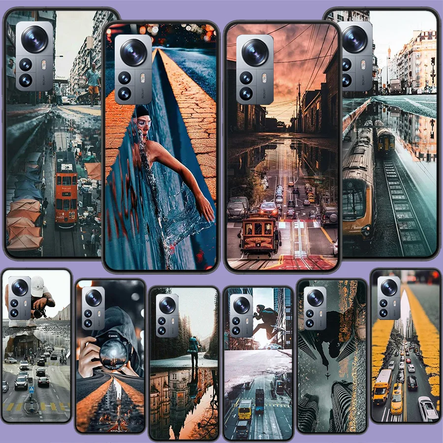 

Чехол для телефона с изображением отражения в воде, для Xiaomi Mi 13, 12T Pro, 12X, 12 Lite, Φ 11T, 11i, 11 Ultra, 10, 10T, 9T Pro, 9, 8