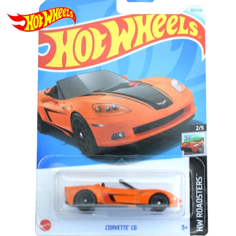 2024B оригинальный автомобиль Hot Wheels Corvette C6