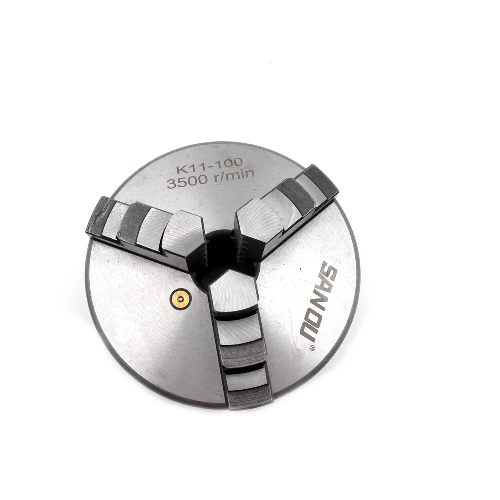 SANOU K11 100 мм 3-х кулачковый токарный патрон ручной Самоцентрирующийся