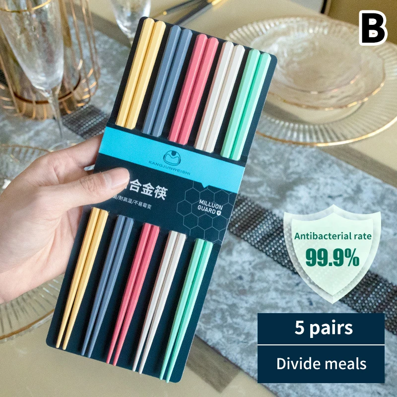 

5 пар разноцветных палочек для еды SHNGki