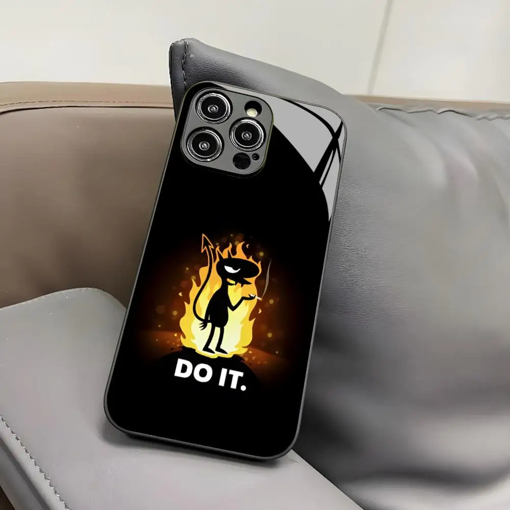 Чехол для телефона Anime-D-Disenchantments для iPhone 17 Air 16 15 14 12 11 13 Pro Max Mini X Xr Xs Plus, черный, стеклянный (art.: 3920dbfb54b2f) - 3920dbfb54b2f