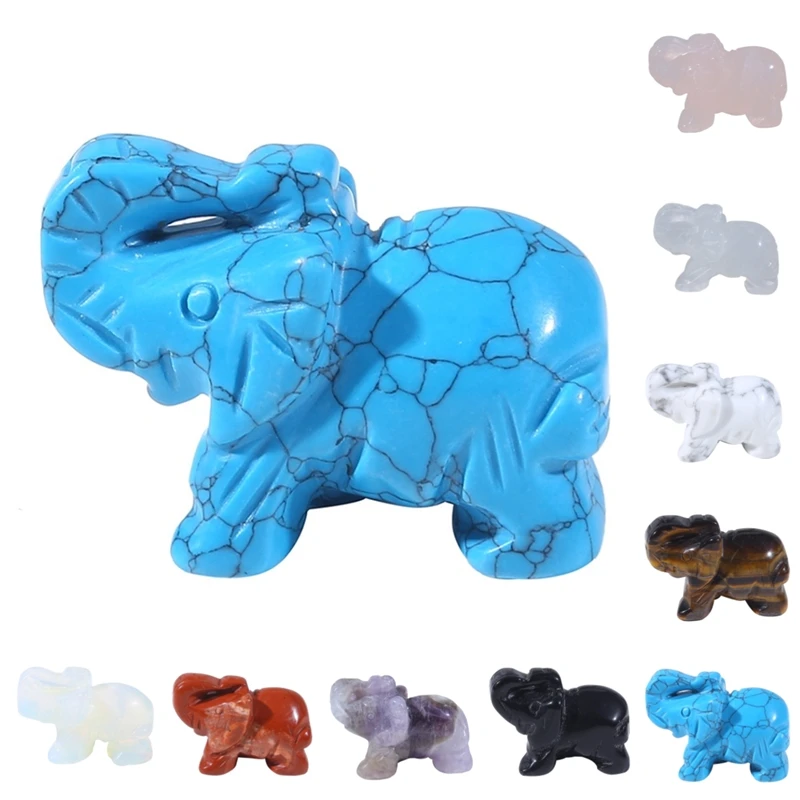 

1 шт. натуральный кристалл, розовый кварц, слон, аметист, обсидиан, камень для животных, ремесла, маленькое украшение для дома, рождественский...