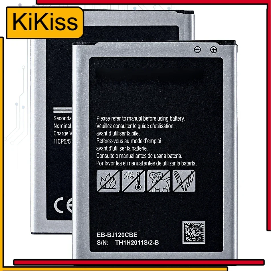 Аккумулятор мобильного телефона для Samsung Galaxy J1 2016 J120 J120F J120A J120T EB-BJ120CBE EBBJ120CBE 2050 мАч