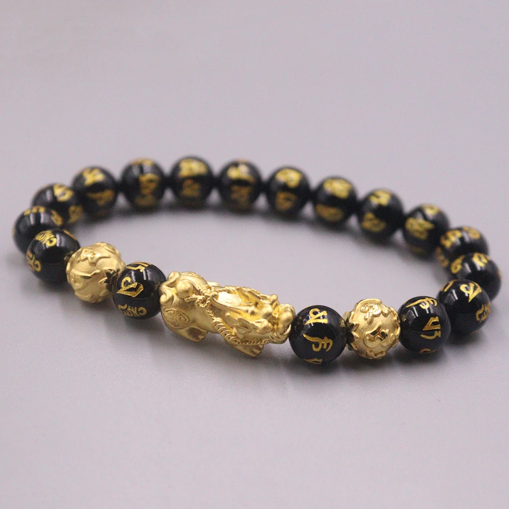 Браслет из желтого золота 999 пробы 24 к