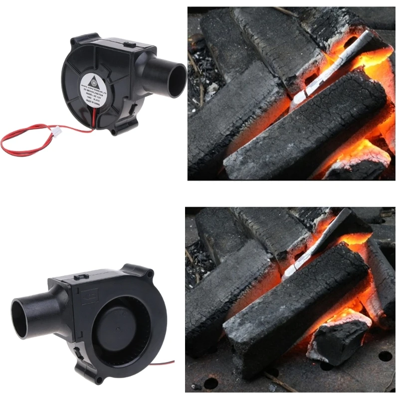 Вентилятор для барбекю 7530 DC12V 0.3A Бесколлекторный 2-контактный разъем 2500R