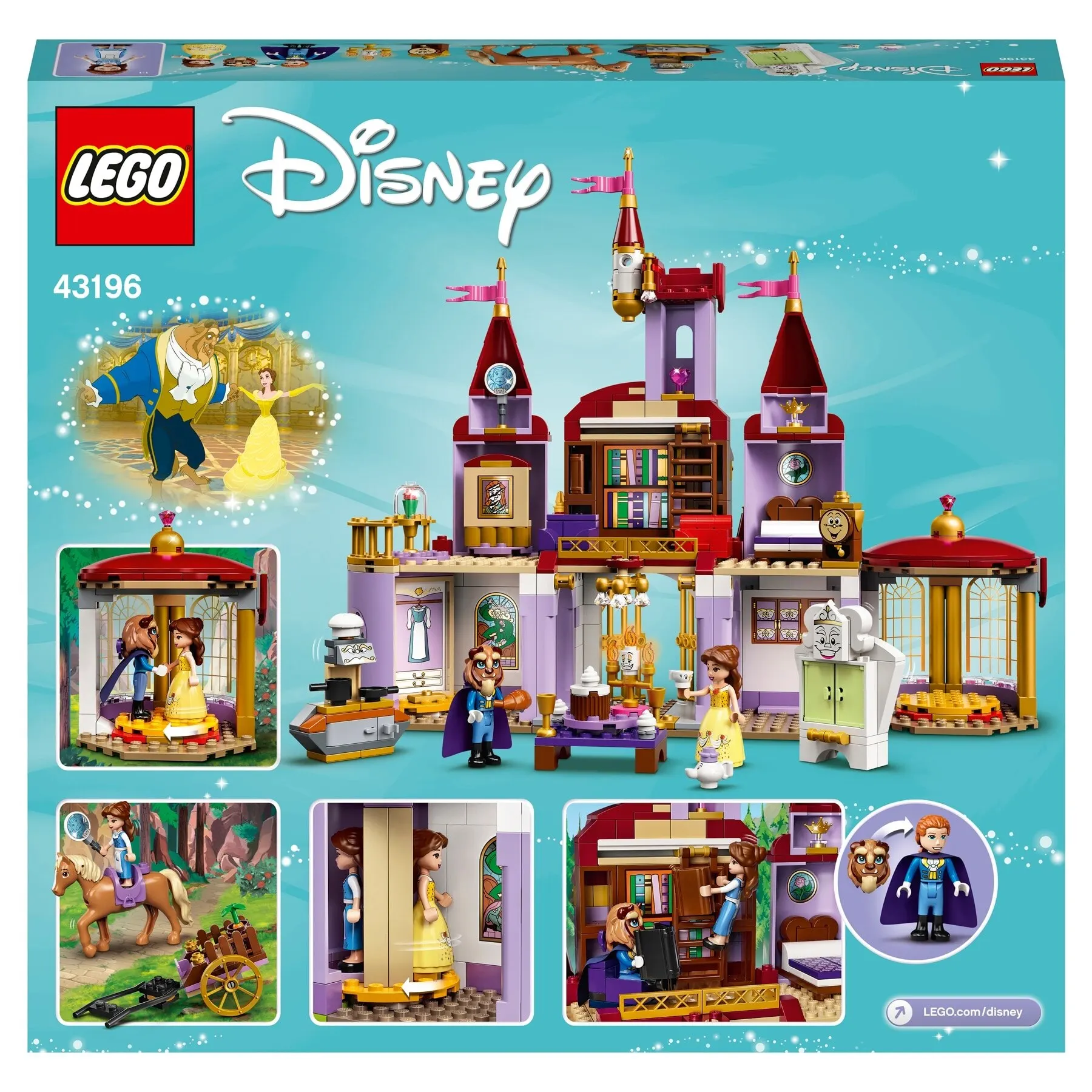 Конструктор LEGO Disney Princess 43196 Замок Белль и Чудовища