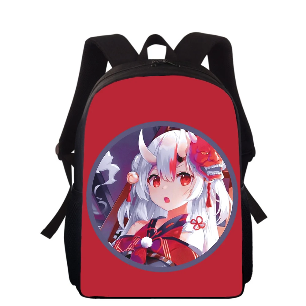 Nakiri Ayame hololive girl 15” 3D Print Kids Backpack Primary School Bags for Boys Girls Back Pack Students School Book Bags