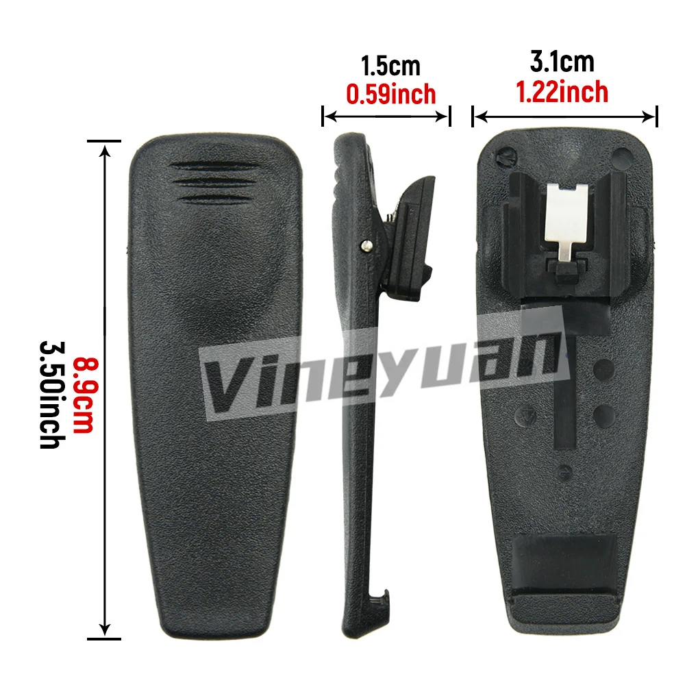 10X PMNN6035 RLN6351A Replacement Battery Belt Clip For Motorola A10 A10D A12 CP110 EP150 CP1180 Walkie Talkie Two Way Radio