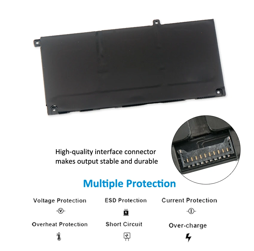 Фото Аккумулятор KingSener JK6Y6 11,25 в 40 Втч для ноутбука Dell Latitude 3410 3510 Vostro 14 5402 5501 5502 Inspiron 5300 5301 9077G H5CKD №3