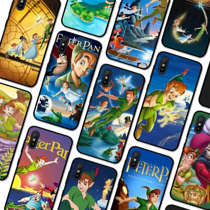 

Disney Peter Pan Phone Case for Redmi 5 6 7 8 9 A 5plus K20 4X 6 cover