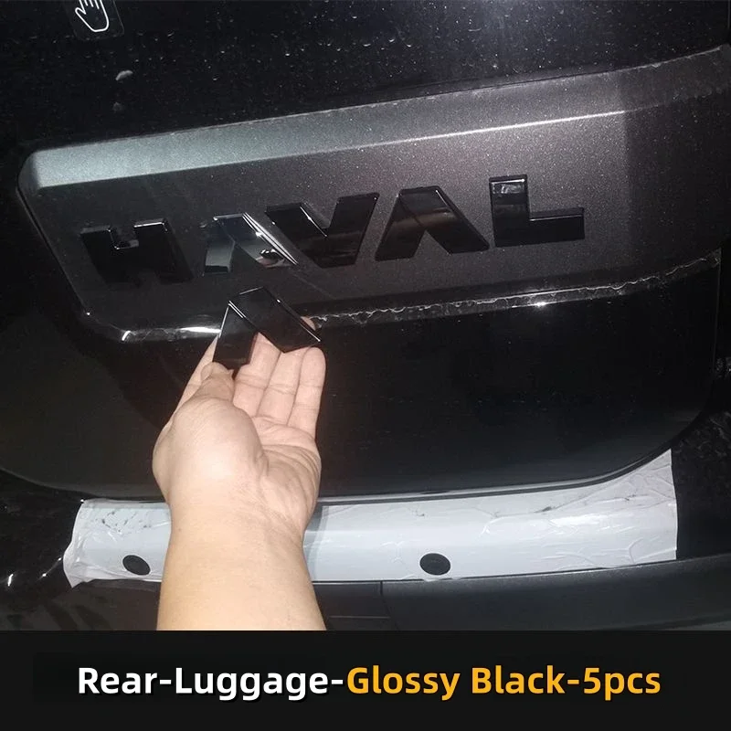 

Передняя сеть автомобиля, черный логотип, эмблемы для Great Wall Haval H9 2024 2025, декоративная наклейка, наклейка на кузов, наружная решетка, маркировка