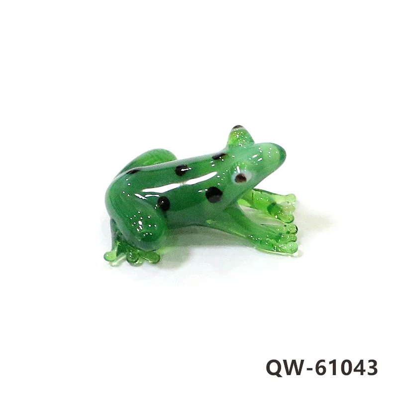 

2 шт., стеклянные мини-фигурки животных JSSMTLP