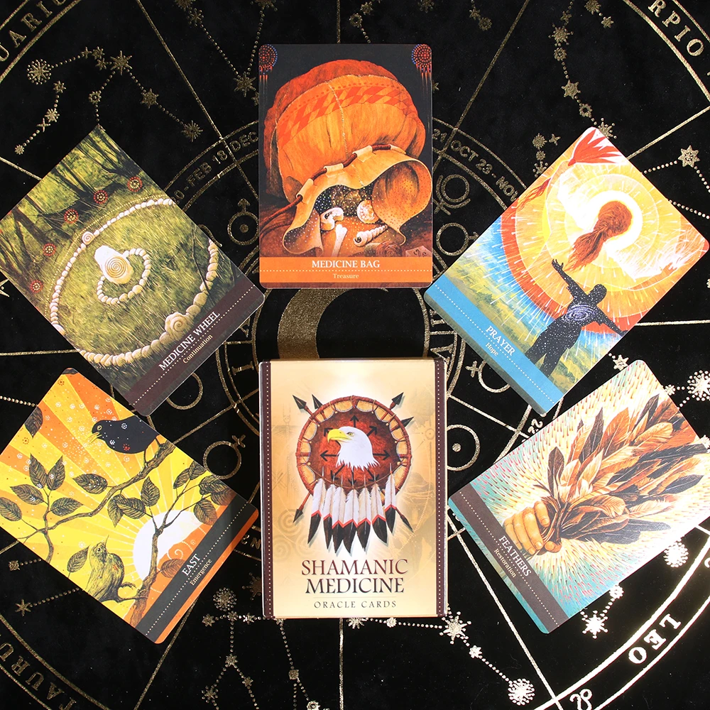 

Shamanic Medicine Oracle Cards New High Quality Board Games For Fate Divination Party Entertainment Card Games