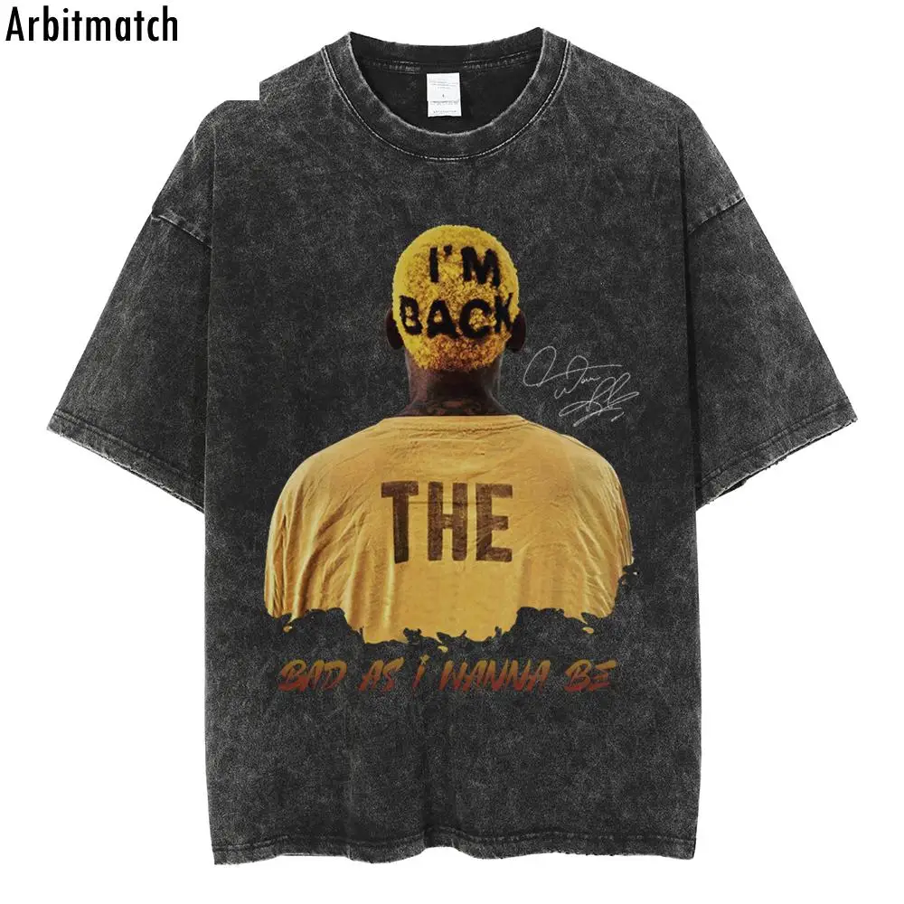 

Футболка мужская оверсайз в стиле хип-хоп, с коротким рукавом
