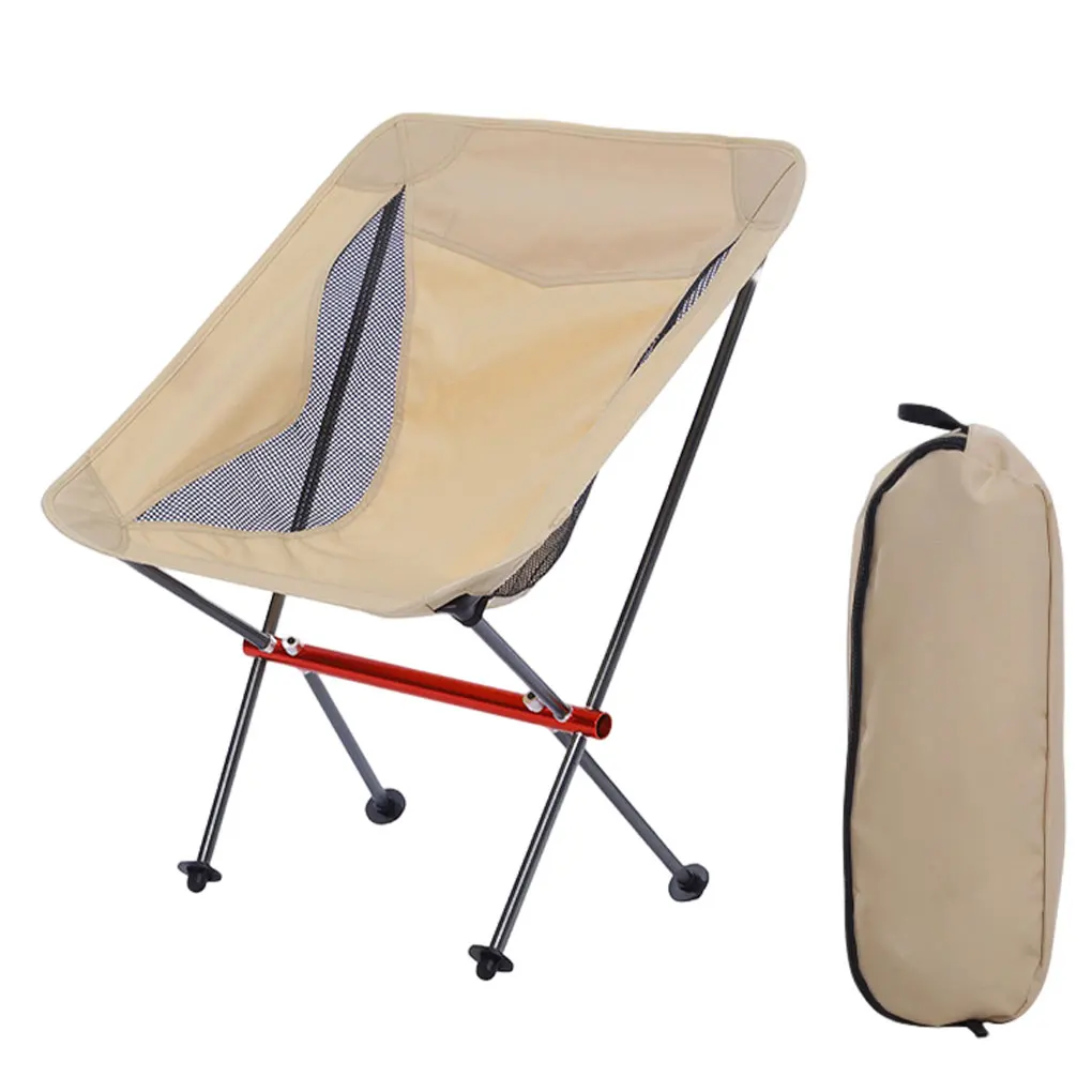 

Outdoor Folding Chair Camping Travel Fishing Chairs with Bag BBQ Seat Beach Picnic Bench Lightweight Foldable Tools
