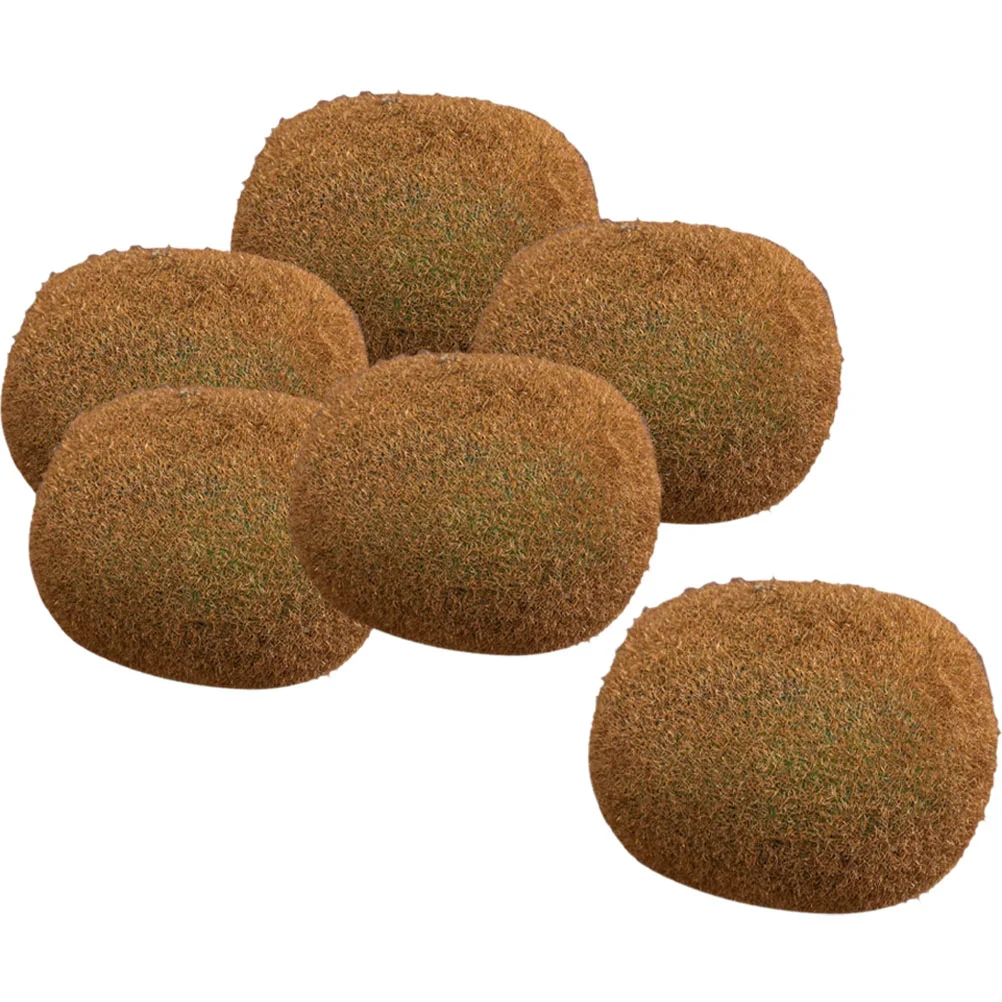

6 Pcs Fake Fruits Kiwifruit Ornament Home Decoration Models Photography Props Simulation