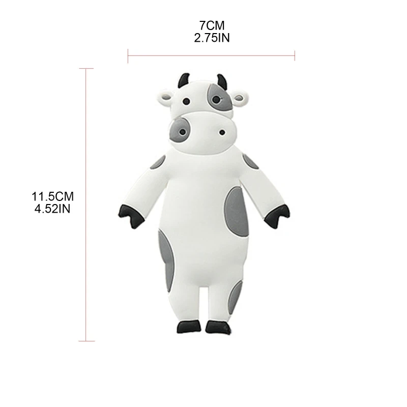 Милый мультяшный животный самоклеящийся крючок собака корова Зебра медведь