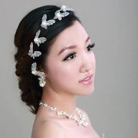 diy braiding tools pearl rhinestone hairpins stick crystal bridal hair accessories for women wedding inserts hair clip headwear
