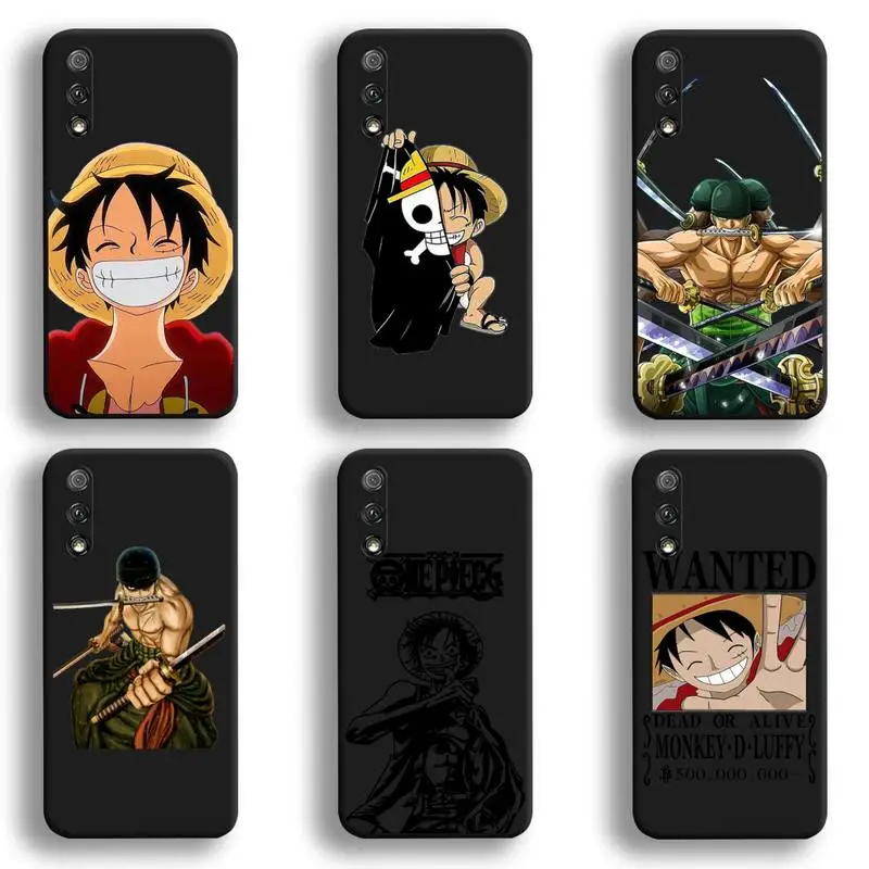 

Best One piece Luffy Zoro Phone Case For Huawei Honor 30 20 10 9 8 8x 8c v30 Lite view 7A pro