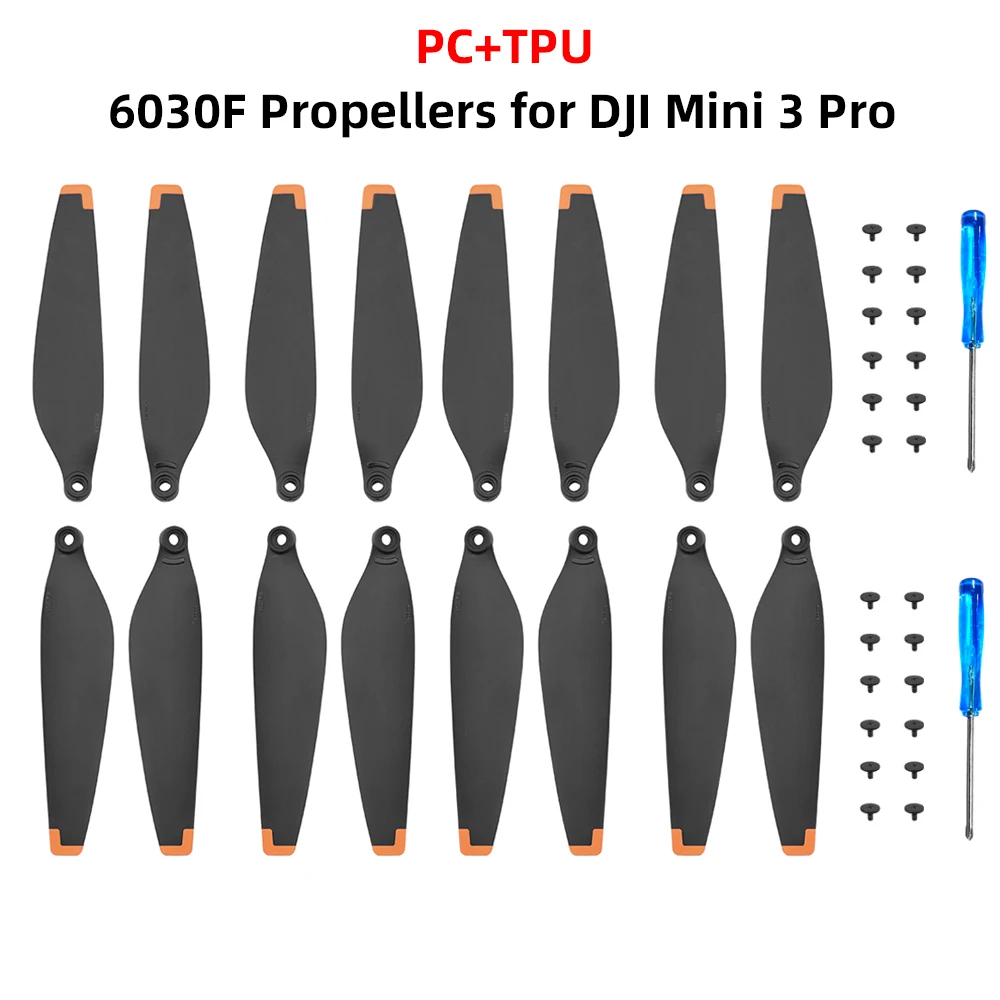 

Пропеллер из ТПУ для дрона DJI MINI 3 PRO, мягкий наконечник 6030, реквизит, легкое лезвие, вентиляторы крыла для мини 3, аксессуары