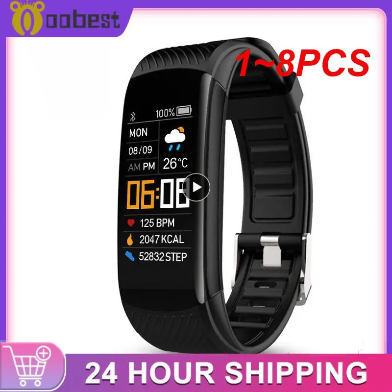 

1-8 шт., мужские Смарт-часы с пульсометром