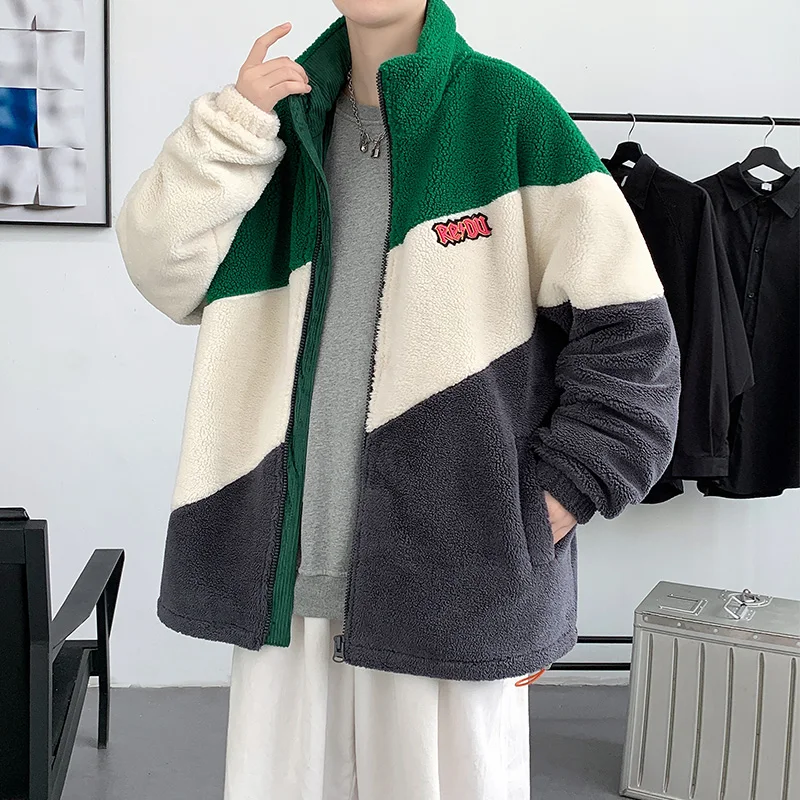 Зимнее модное брендовое мужское пальто-карго с хлопковой подкладкой новинка 2024