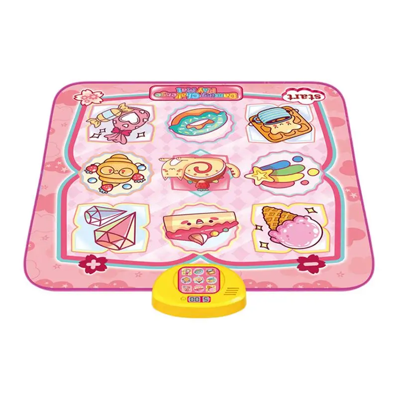 

Танцевальный коврик, игрушки для детей, электронные музыкальные игровые коврики, розовый танцевальный коврик с лампочками, Игрушки для раннего развития, подарок для искусственных танцев