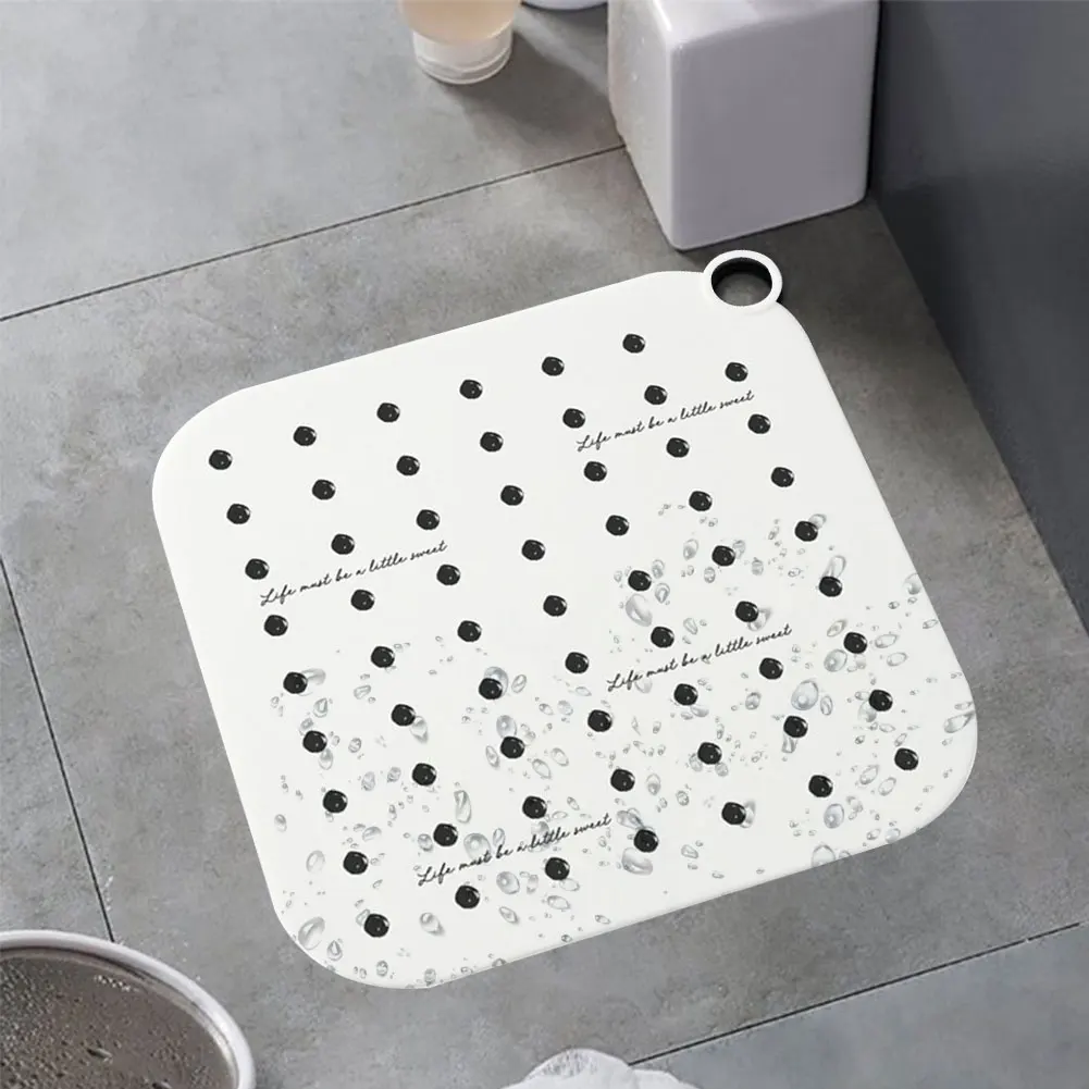 

Силиконовый чехол для унитаза, водонепроницаемый чехол квадратной формы для ванной и кухни, в стиле «Ловец волос»