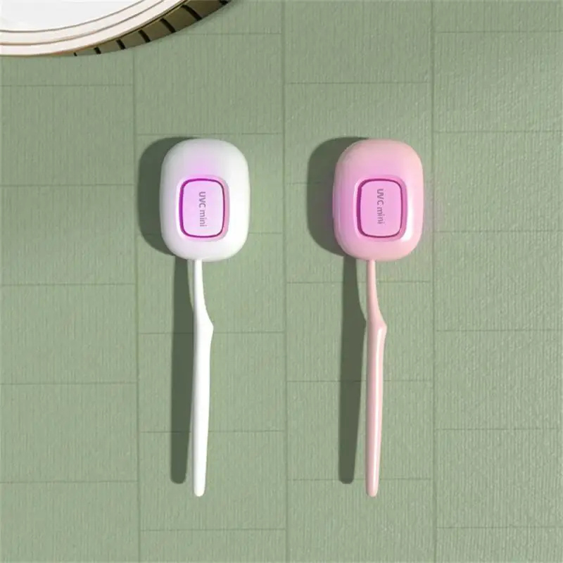 

Portable Rechargeable Sterilizer Box 1pcs Toothbrush Sterilizer Quick Dry Fan Toothbrush Intelligent Drying Bathroom Equipment