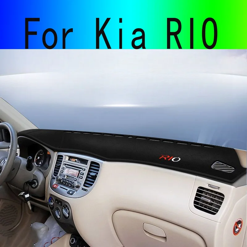 Для Kia RIO крышка приборной панели автомобиля коврик для солнцезащитный козырек