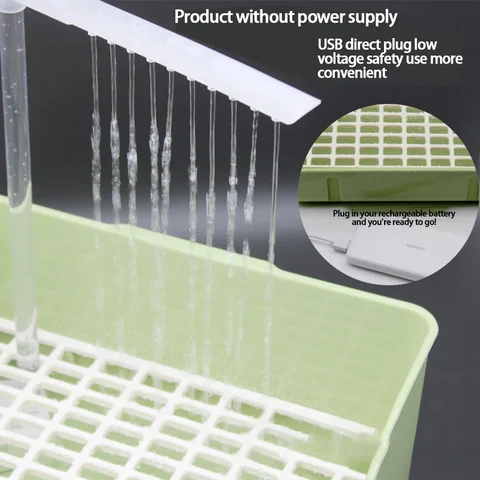 Ванна для попугая, автоматическая ванна для птиц с несколькими смесителями, автоматическая душевая ванна для маленьких и средних попугаев, чистящая ванна