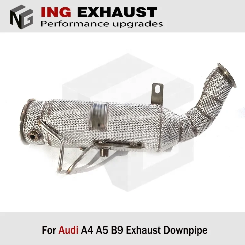 Лидер продаж ING выхлопная труба для 2017-up A4 A5 B9 2.0T EA888 OPF нержавеющая сталь без