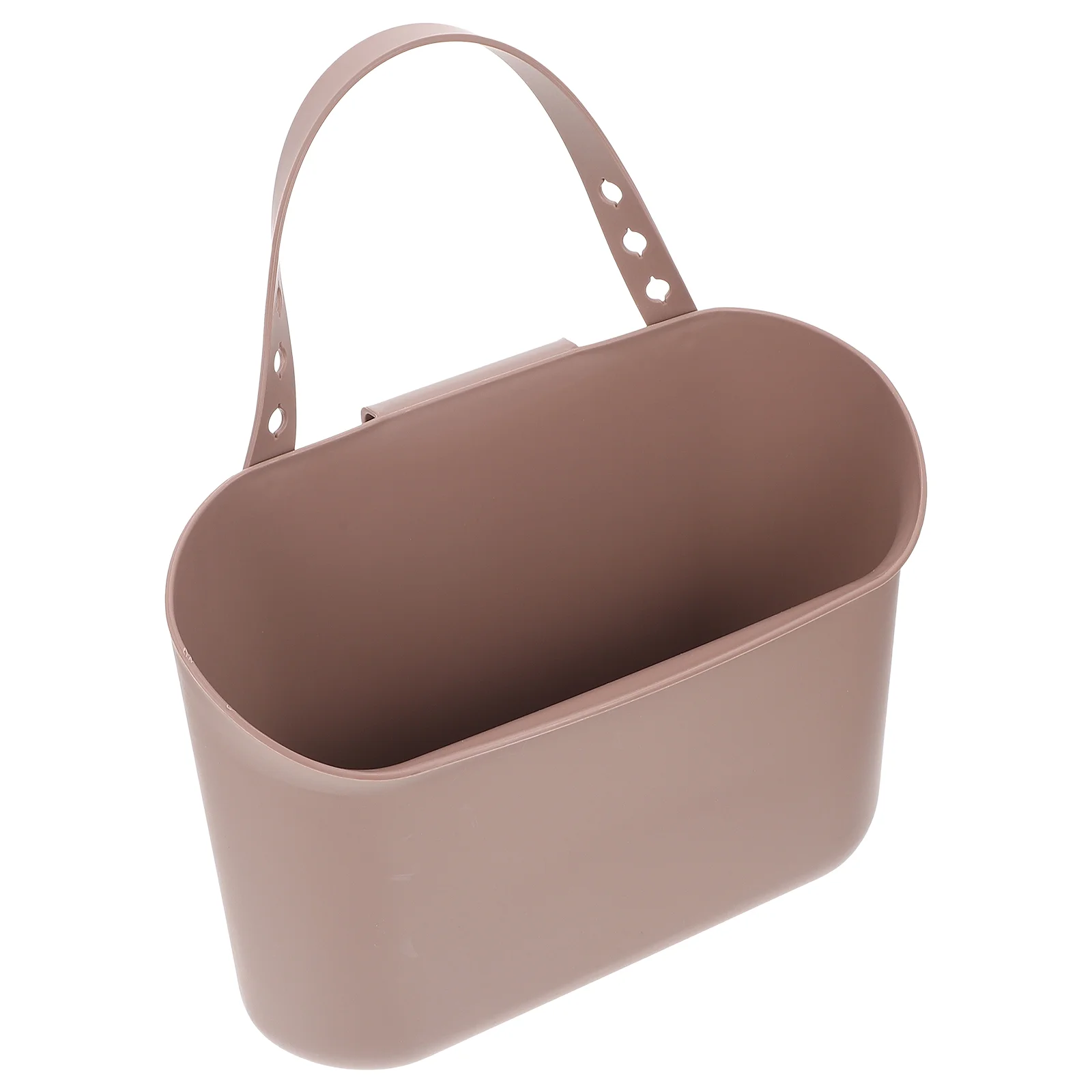 

1pc Car Hanging Trash Basket Waste Bin Car Garbage Container Storage Box