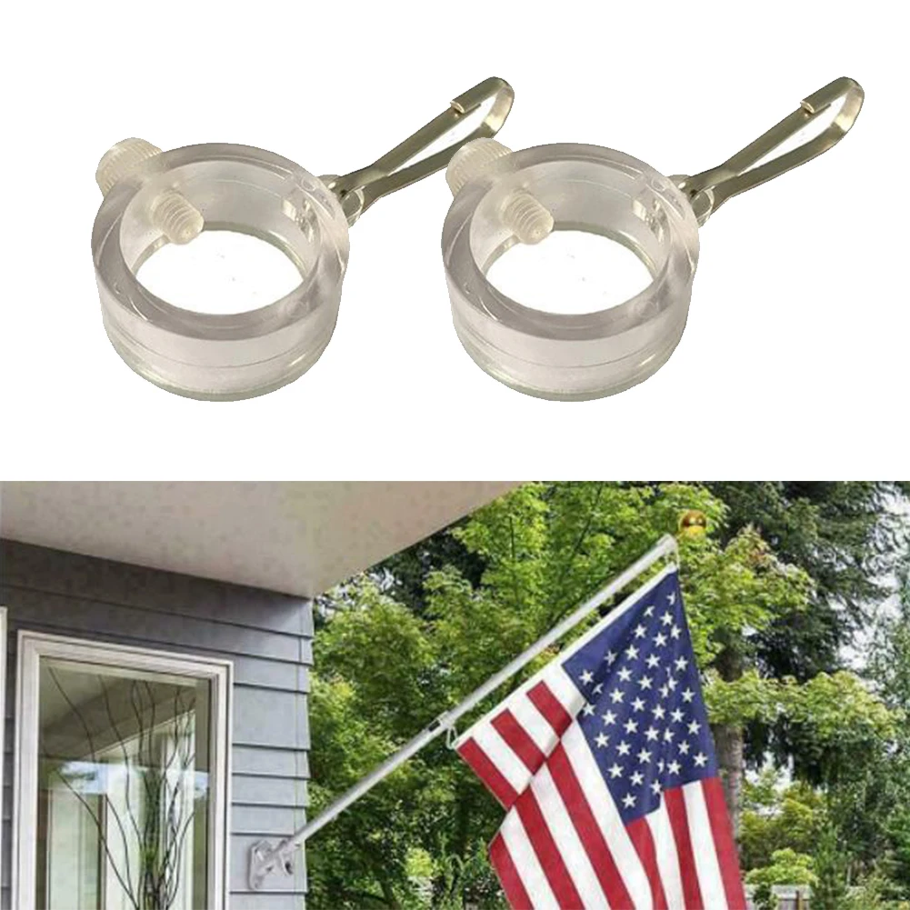 

2Pcs/Set Anti-Wrap Flag Pole Rotating Mounting Rings Grommet Clip Attachments For 1Inch Diameter Flagpole Fixing Tool