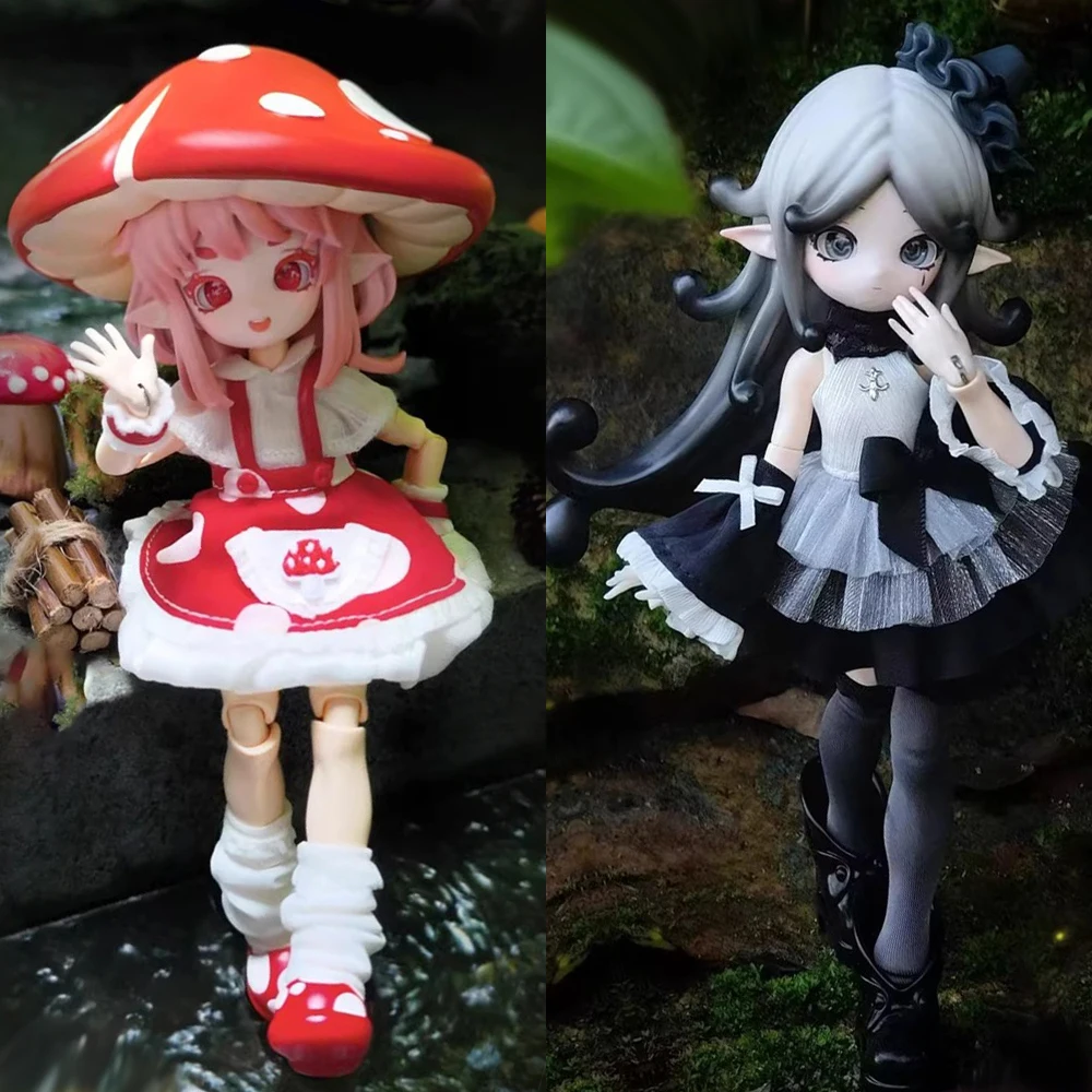 Оригинальная коллекционная кукла-фигурка BJD 112 в коробке-сюрпризе, с подвижными суставами, в виде гриба, аниме-персонаж, игрушка-украшение, подарок для мальчиков и девочек, в наличии (art.: 3920d8b341a42) - 3920d8b341a42