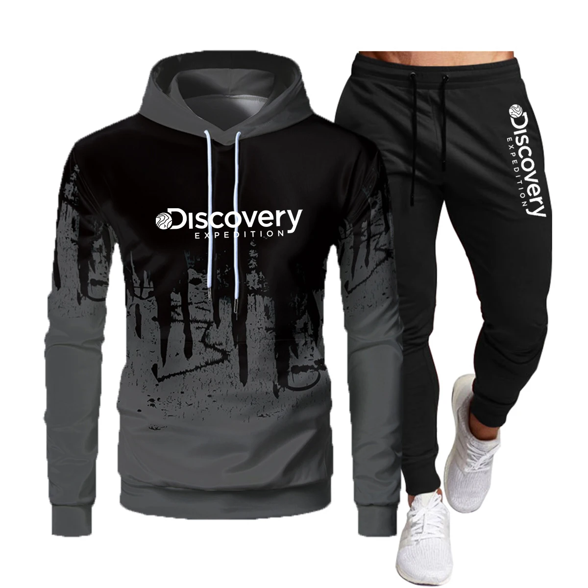 Discovery channel Роскошные печатные стандартные толстовки и брюки, женская спортивная брендовая одежда