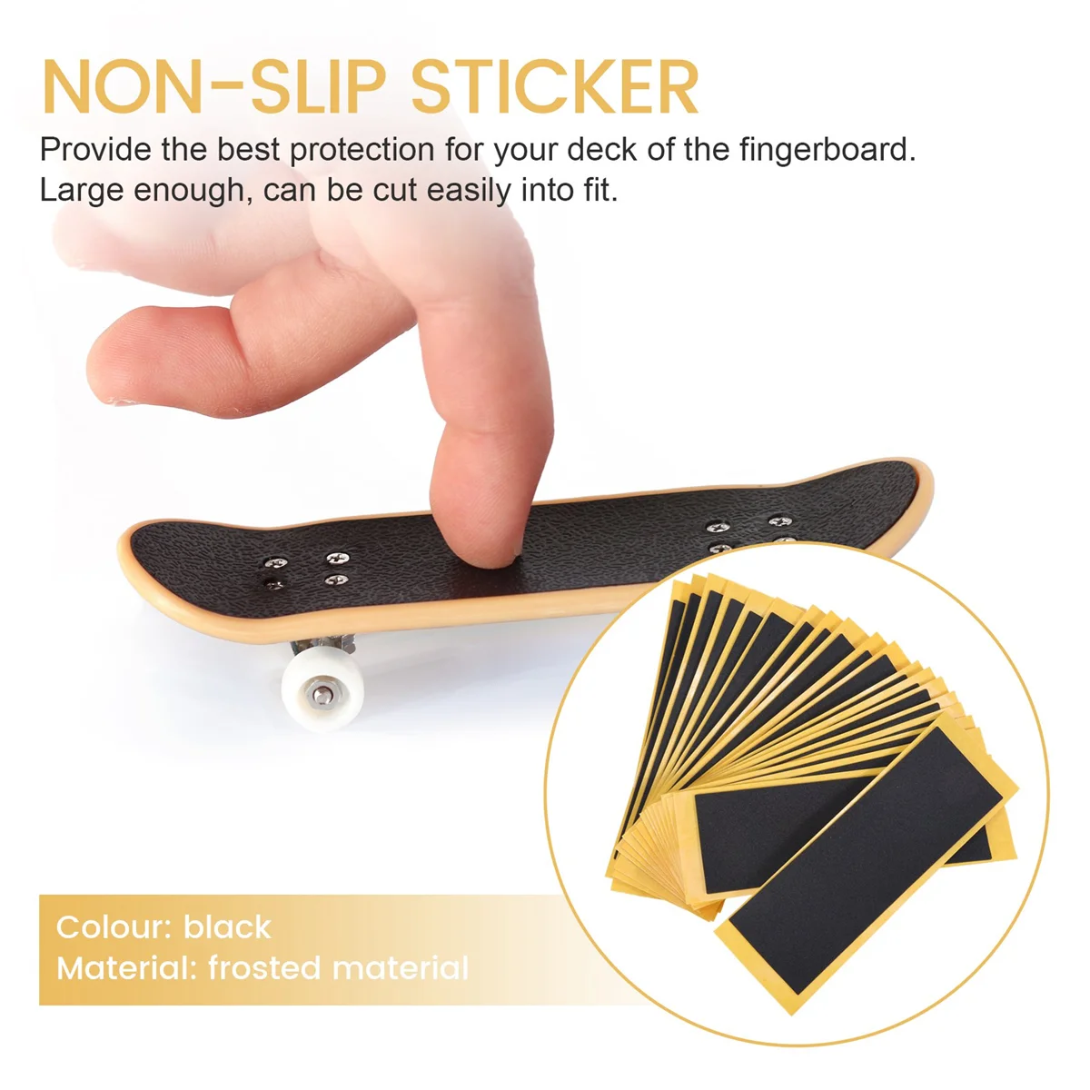 20 шт./лот черная дека на гриф неразрезанная лента наклейки пенопластовая 38 мм x 110