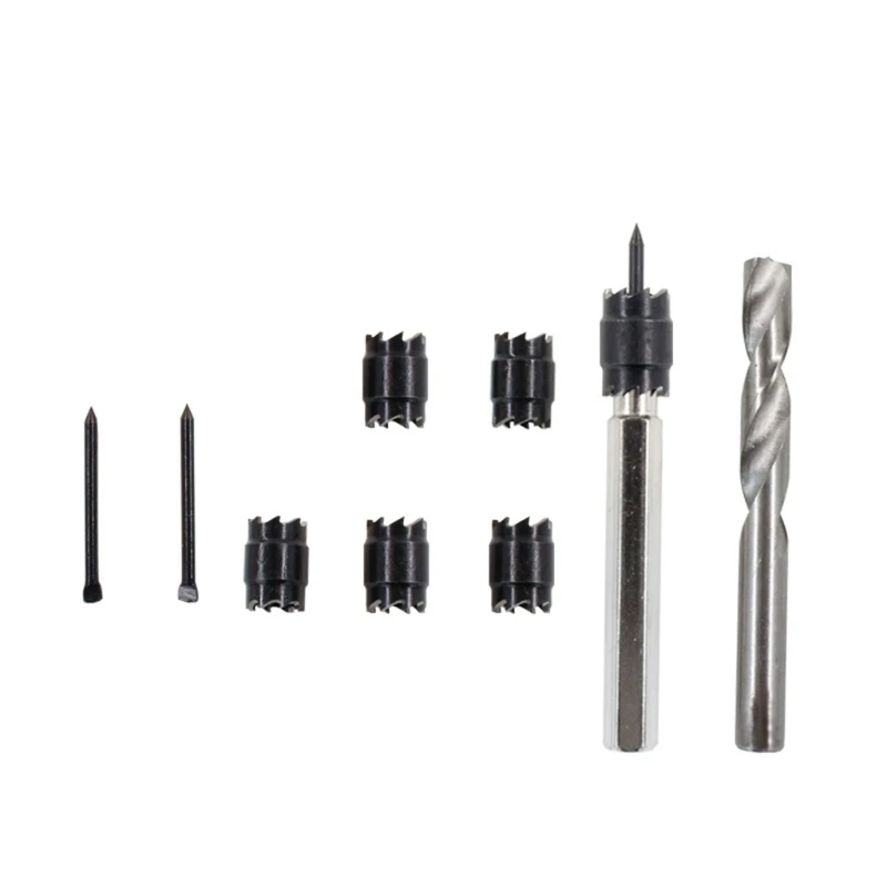 

Special Tip Design Provides Precision 9 Piece of Hexagonal Shank Repair Point Drill Electric Tool Set