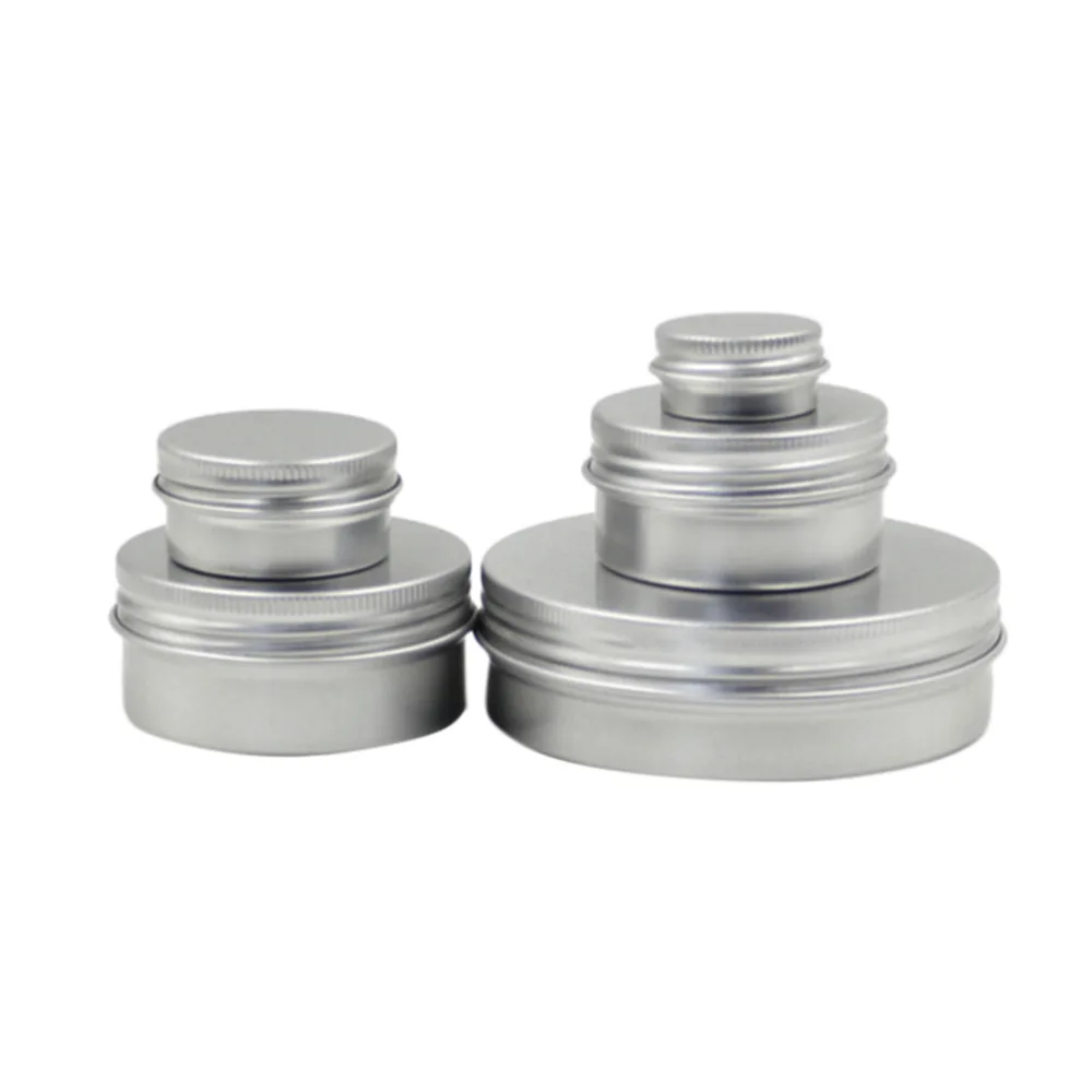 

Empty Aluminium Nail Art Cream Cosmetic Lip Gloss Lipstick Lip Balm Containers Bottles 10/20/50/100/150ML