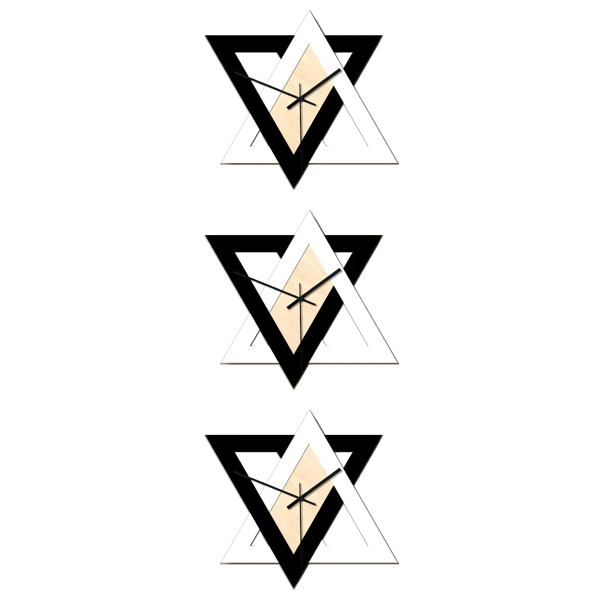 

3 шт., бесшумные настенные часы, 28 х26 см, без батарейки