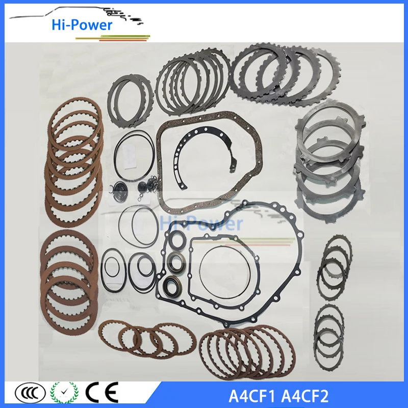 

Новинка, набор для ремонта коробки передач A4CF1 A4CF2, набор для ремонта фрикционной пластины и Steell, уплотнительные кольца для HYUNDAI