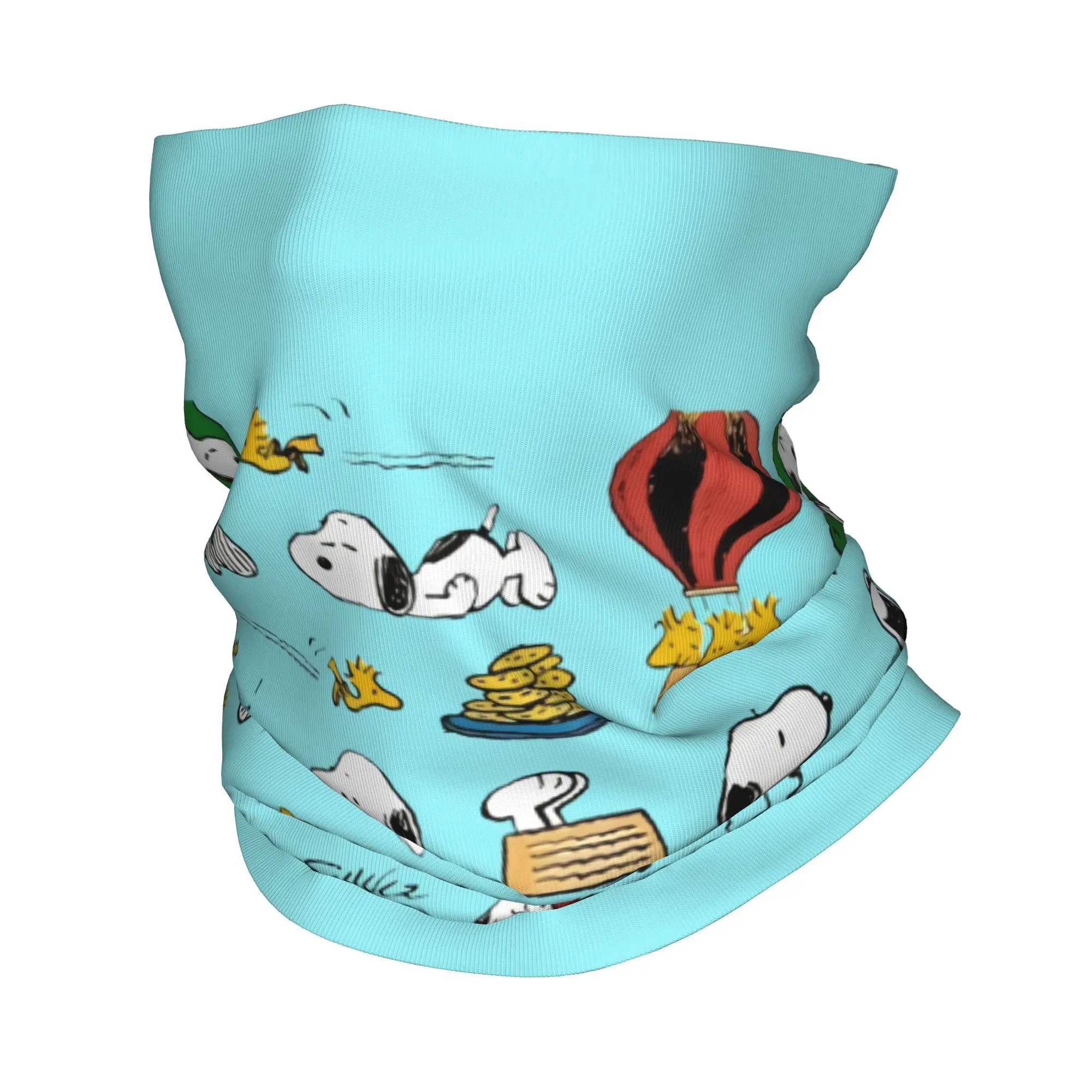 Бандана Snoopys Woodstock на заказ зимняя теплая повязка шею женский ветрозащитный шарф