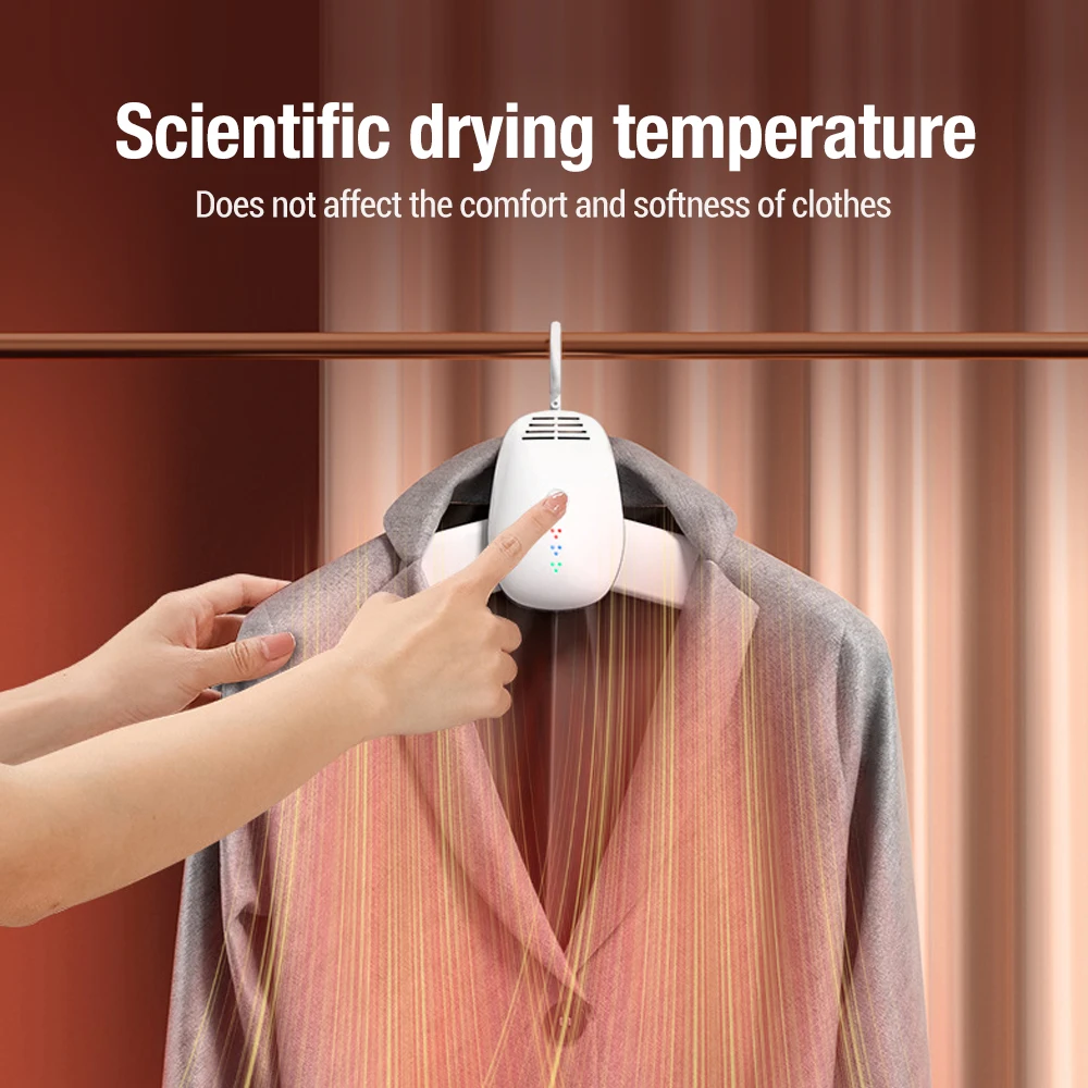 Электрическая Портативная Сушилка Для Одежды С Уф-стерилизацией Складная