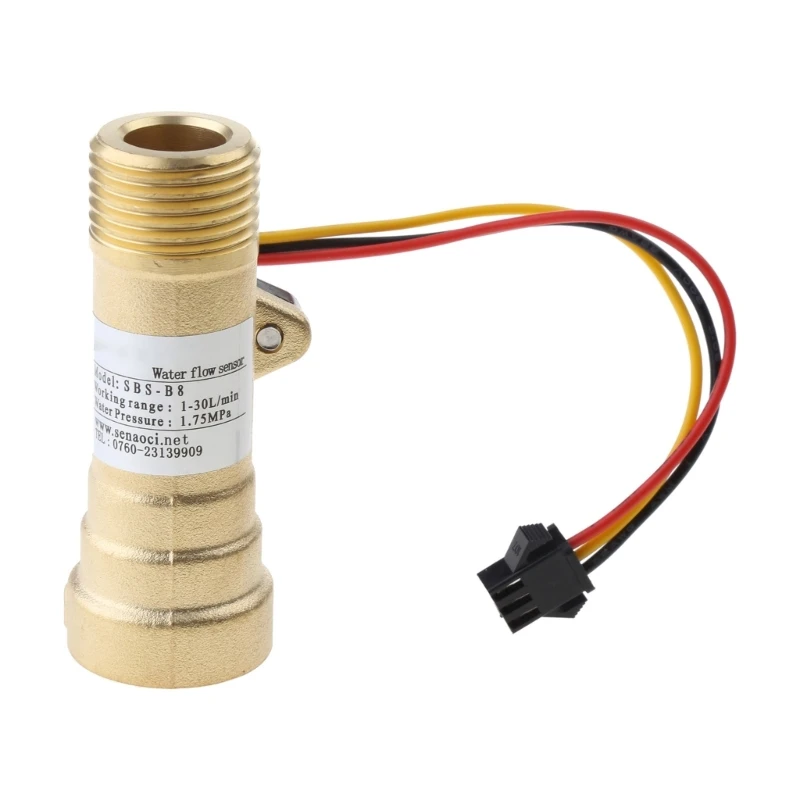 M17D &quotлатунный датчик расхода воды 2 0 МПа Холла турбинный расходомер DC5V-18V