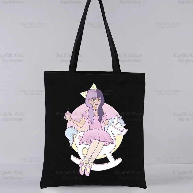 Холщовая Сумка-тоут для покупок meldy Martinez Portals Singer Music Harajuku многоразовая тканевая